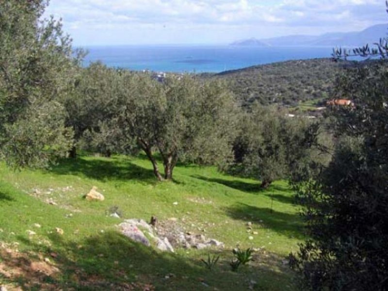 Agios Nikolaos 462 m² Bauland in der Gegend von Mardati mit uneingeschränktem Meerblick Grundstück kaufen